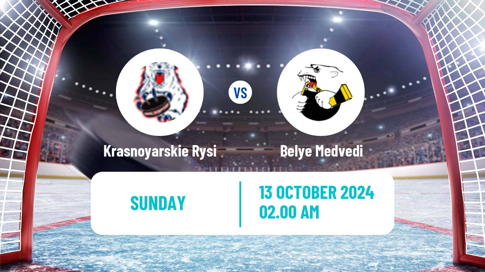 Hockey MHL Krasnoyarskie Rysi - Belye Medvedi