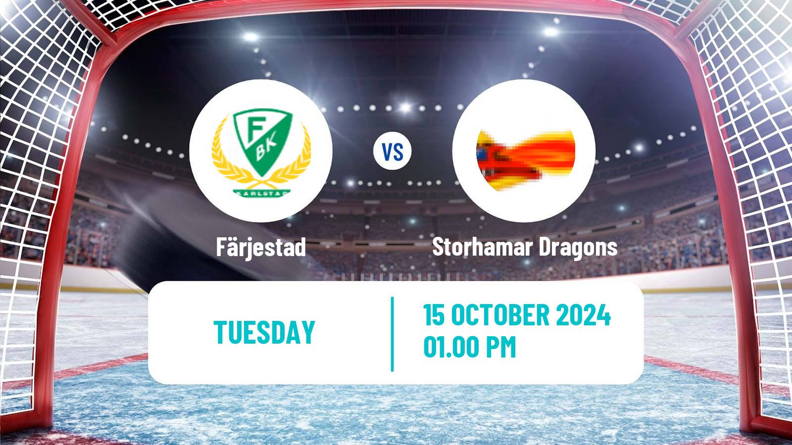 Hockey Champions League Ice Hockey Färjestad - Storhamar Dragons