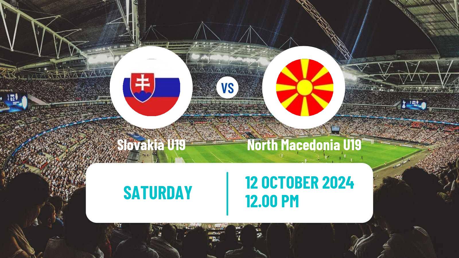 Soccer UEFA Euro U19 Slovakia U19 - North Macedonia U19