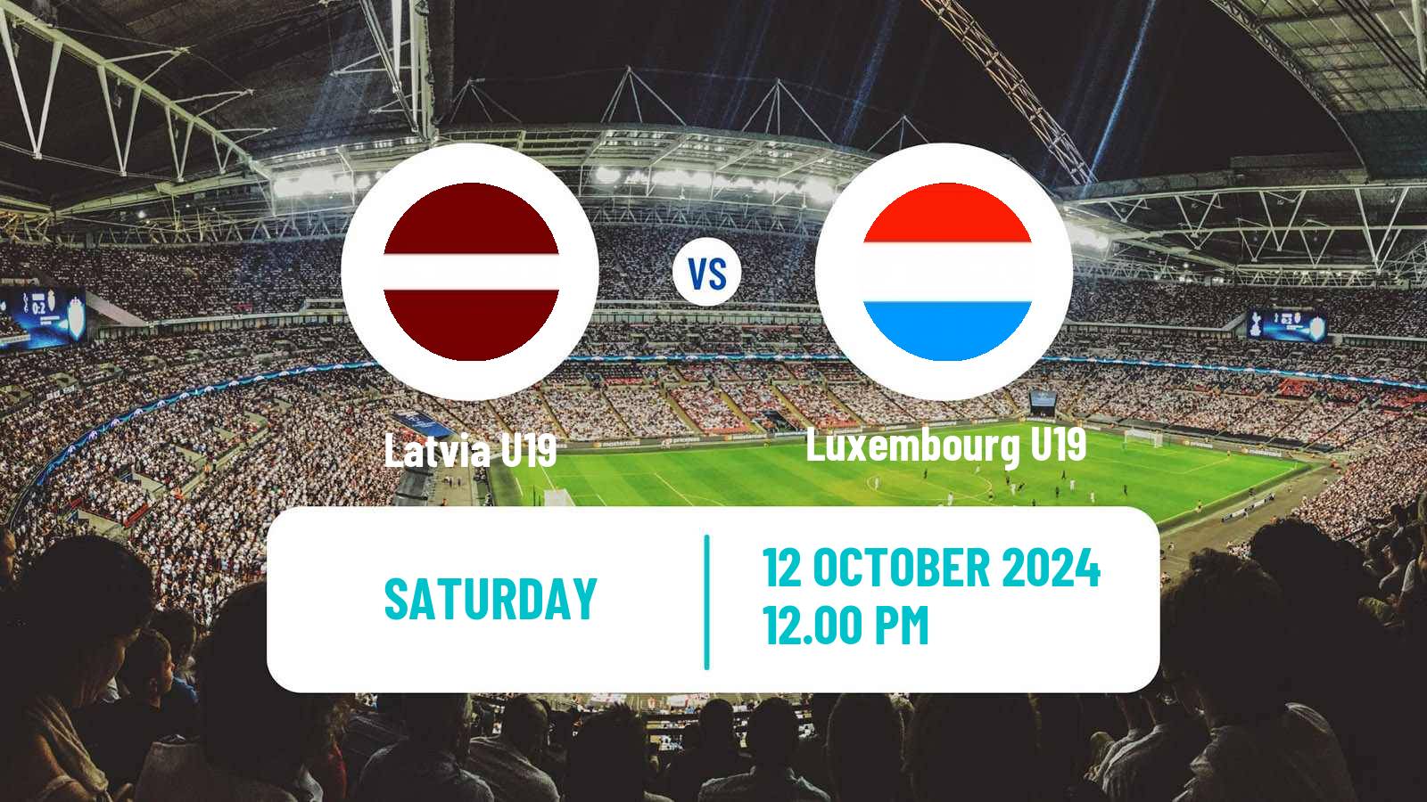 Soccer UEFA Euro U19 Latvia U19 - Luxembourg U19