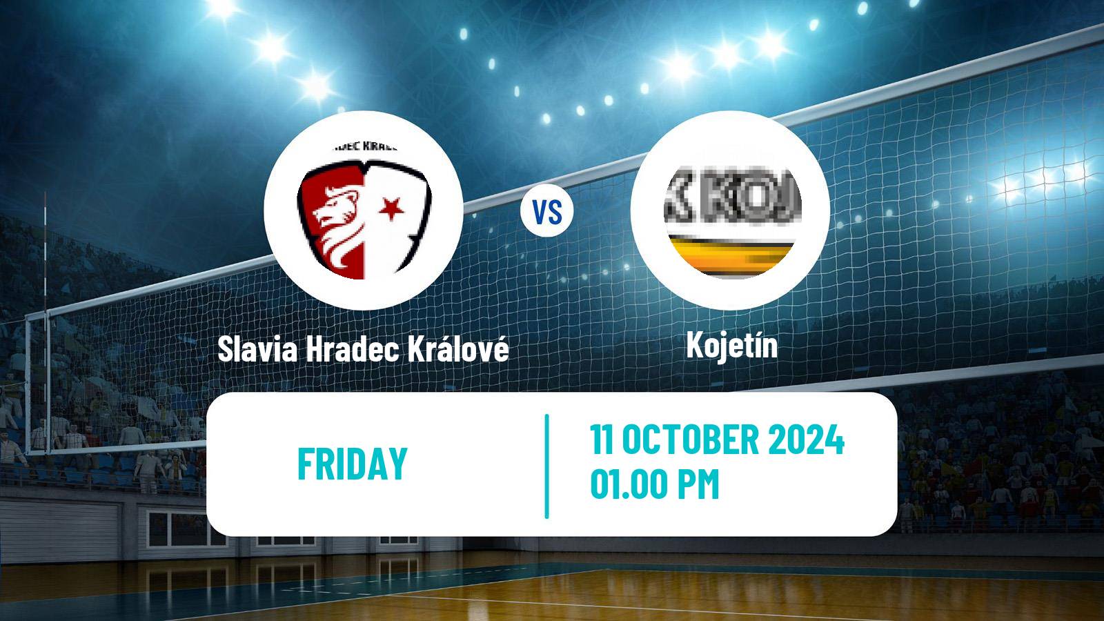 Volleyball Czech 1 Liga Volleyball Slavia Hradec Králové - Kojetín