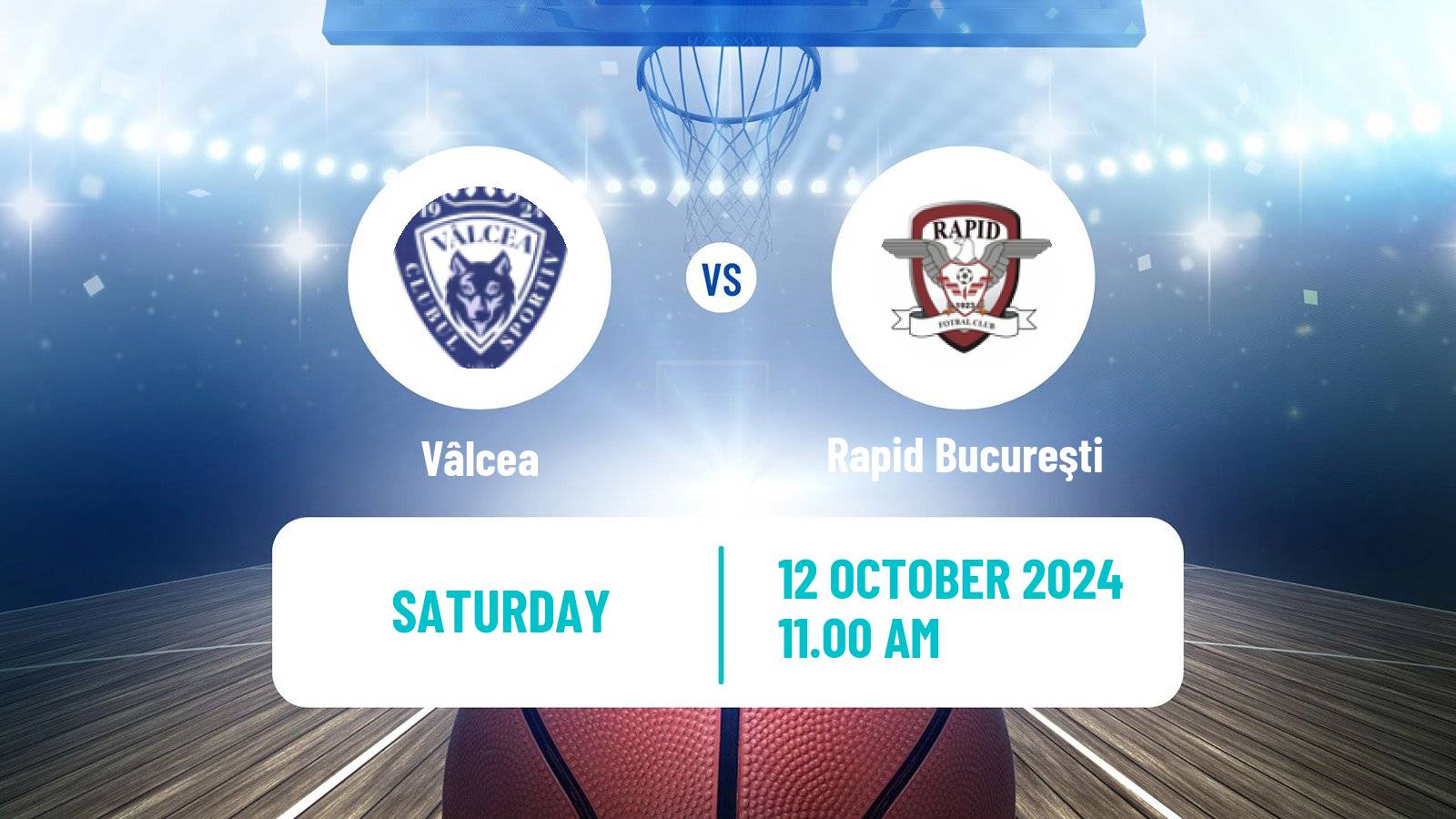 Basketball Romanian Divizia A Basketball Vâlcea - Rapid Bucureşti