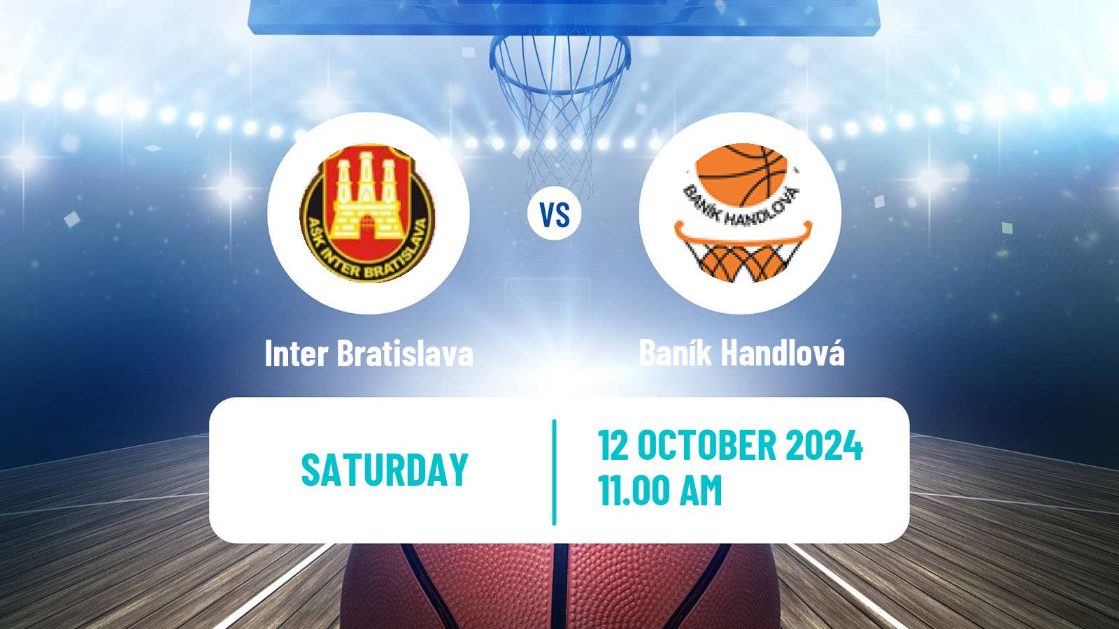 Basketball Slovak Extraliga Basketball Inter Bratislava - Baník Handlová