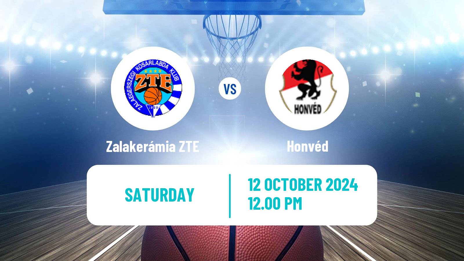 Basketball Hungarian NB I Basketball Zalakerámia ZTE - Honvéd