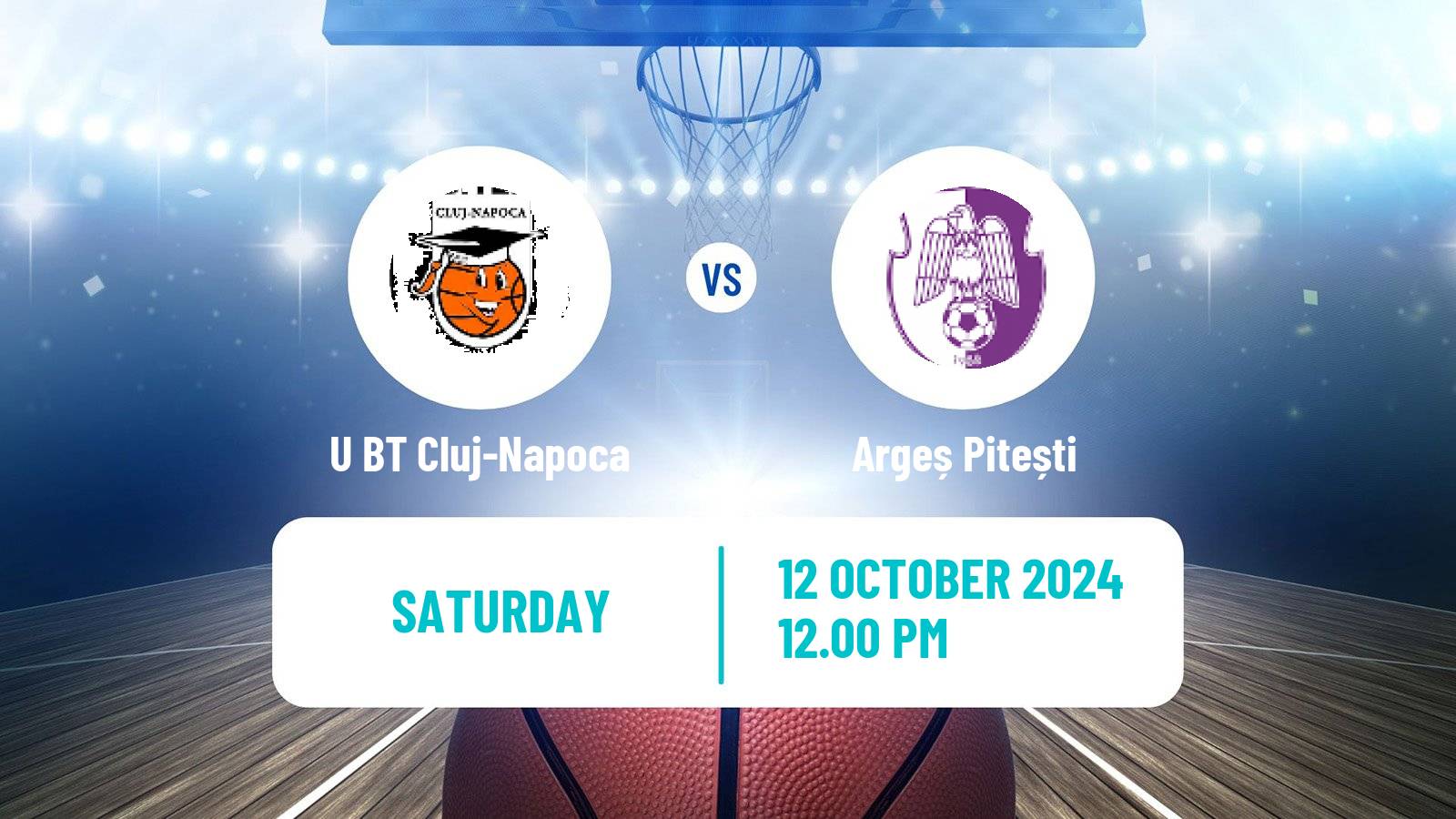 Basketball Romanian Divizia A Basketball U BT Cluj-Napoca - Argeș Pitești