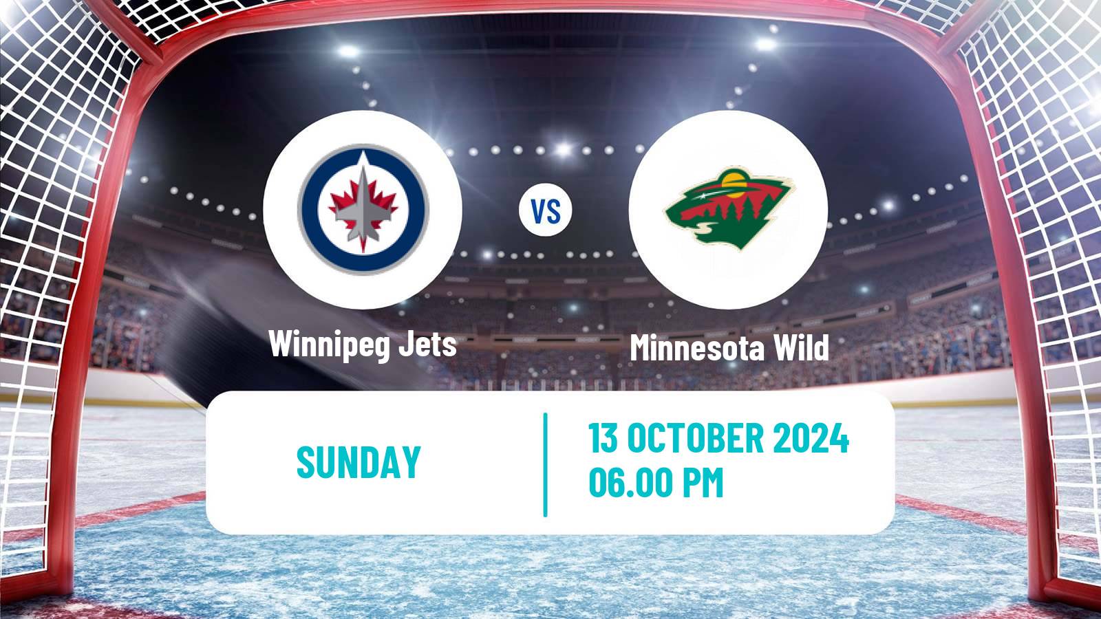 Hockey NHL Winnipeg Jets - Minnesota Wild