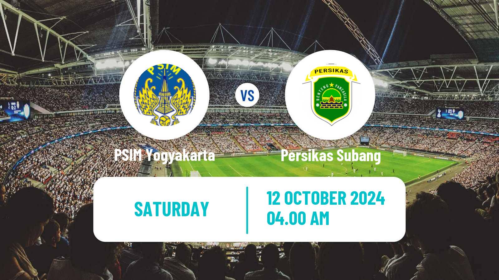 Soccer Indonesian Liga 2 PSIM Yogyakarta - Persikas Subang