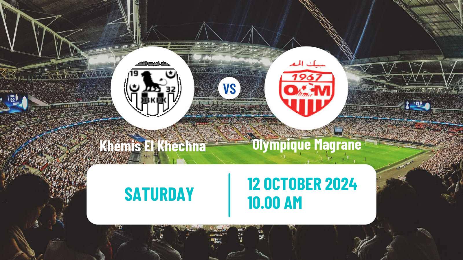 Soccer Algerian Ligue 2 Khémis El Khechna - Olympique Magrane