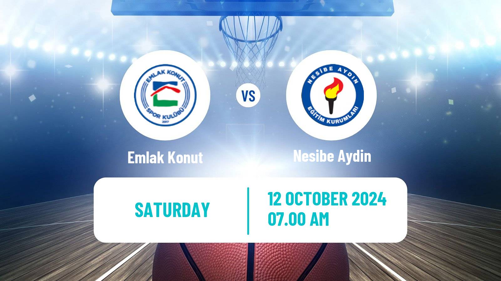 Basketball Turkish Basketball League Women Emlak Konut - Nesibe Aydin