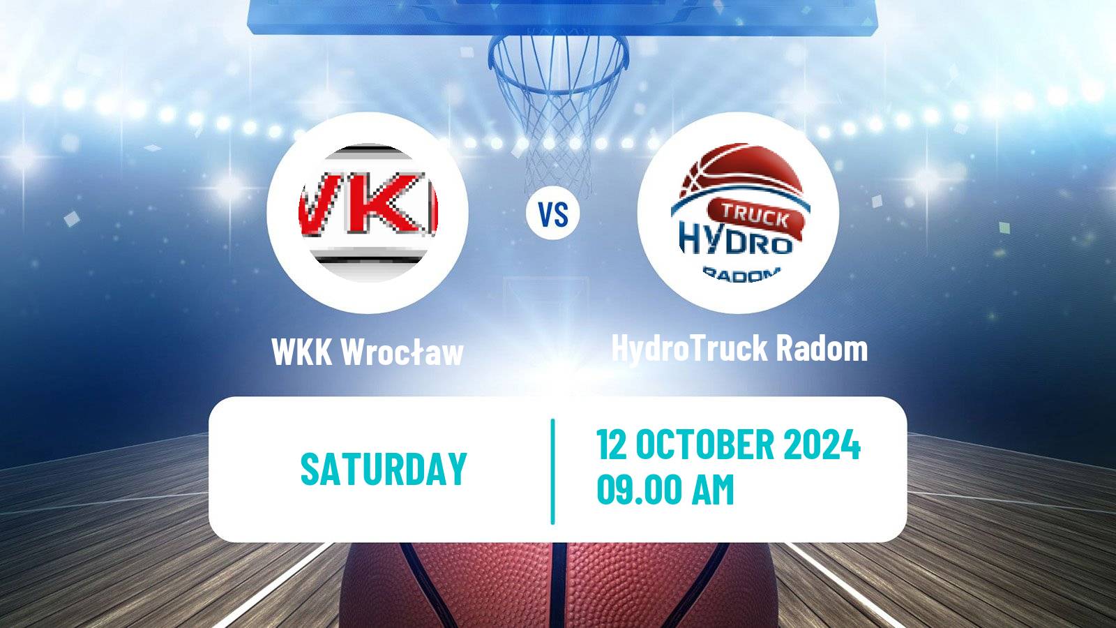 Basketball Polish 1 Liga Basketball WKK Wrocław - HydroTruck Radom