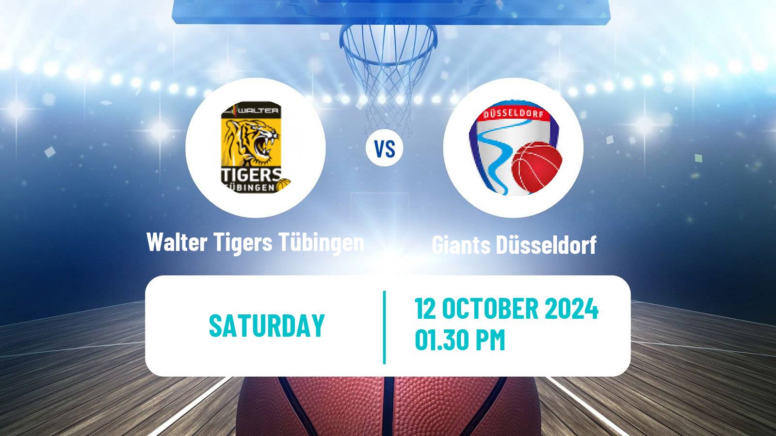 Basketball German Pro A Basketball Walter Tigers Tübingen - Giants Düsseldorf