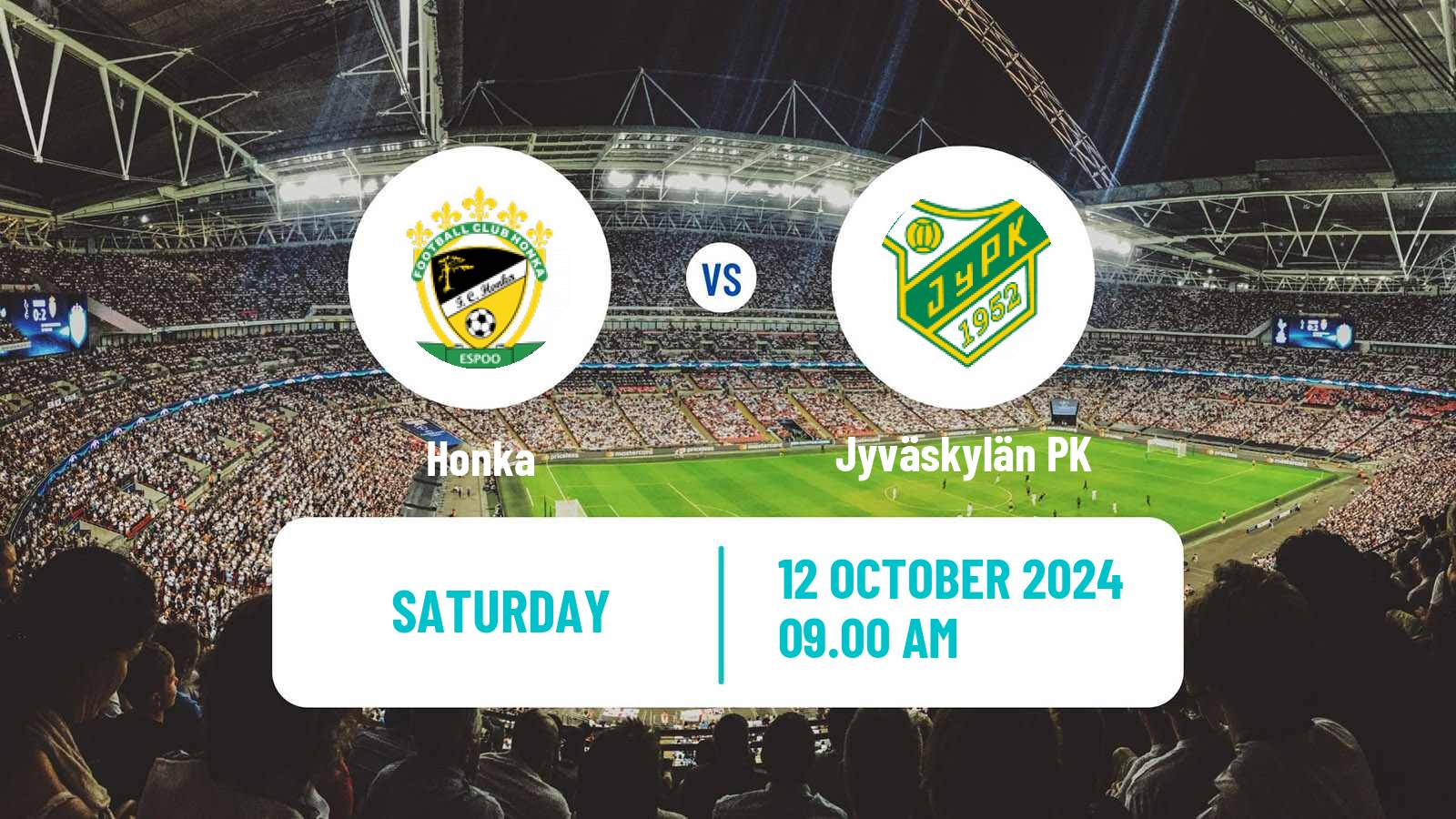 Soccer Finnish Kansallinen Liiga Women Honka - Jyväskylän PK