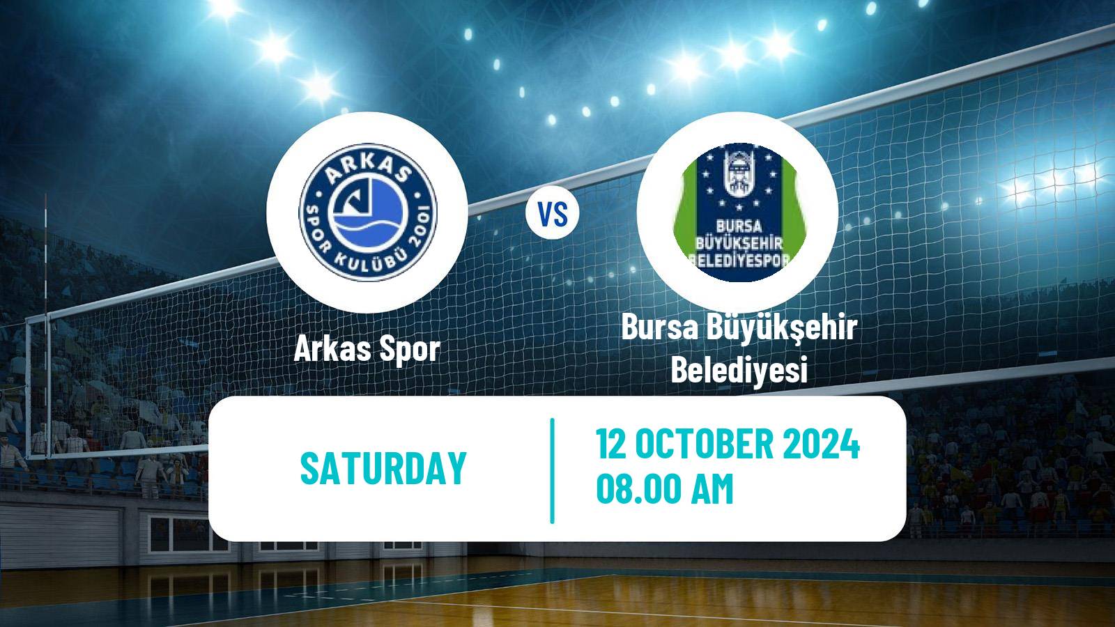 Volleyball Turkish Efeler Ligi Volleyball Arkas Spor - Bursa Büyükşehir Belediyesi