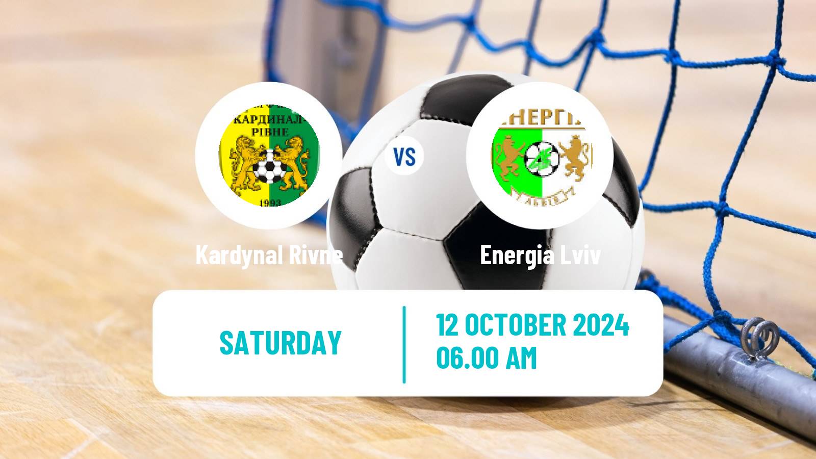 Futsal Ukrainian Extra Liga Futsal Kardynal Rivne - Energia Lviv