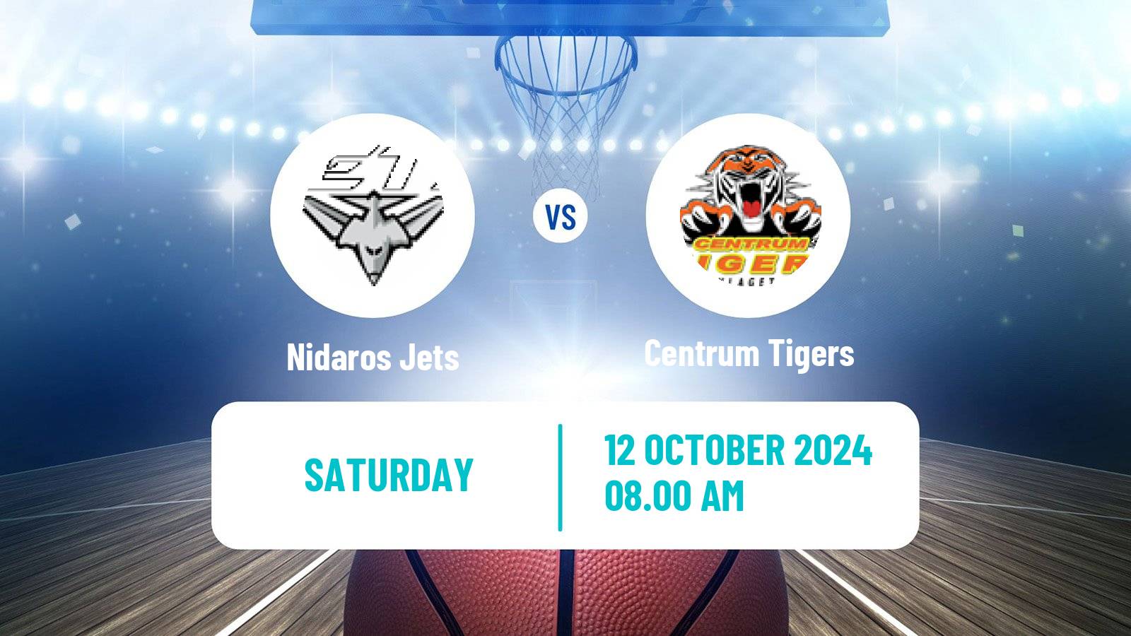 Basketball Norwegian BLNO Nidaros Jets - Centrum Tigers