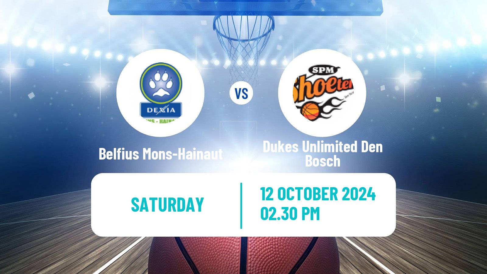 Basketball BNXT League Belfius Mons-Hainaut - Dukes Unlimited Den Bosch