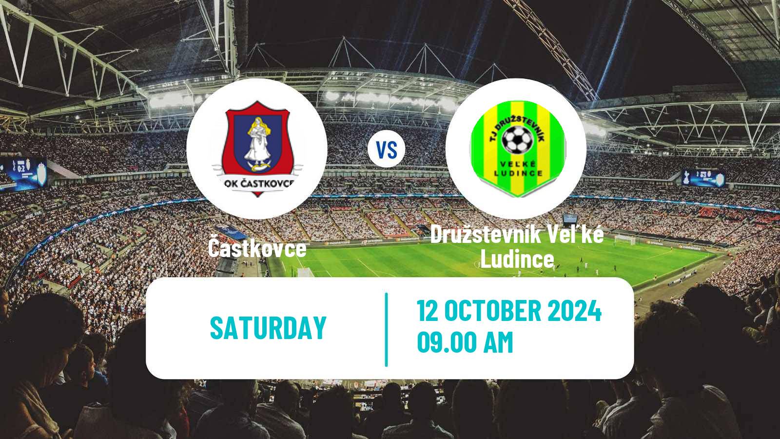 Soccer Slovak 3 Liga West Častkovce - Družstevník Veľké Ludince