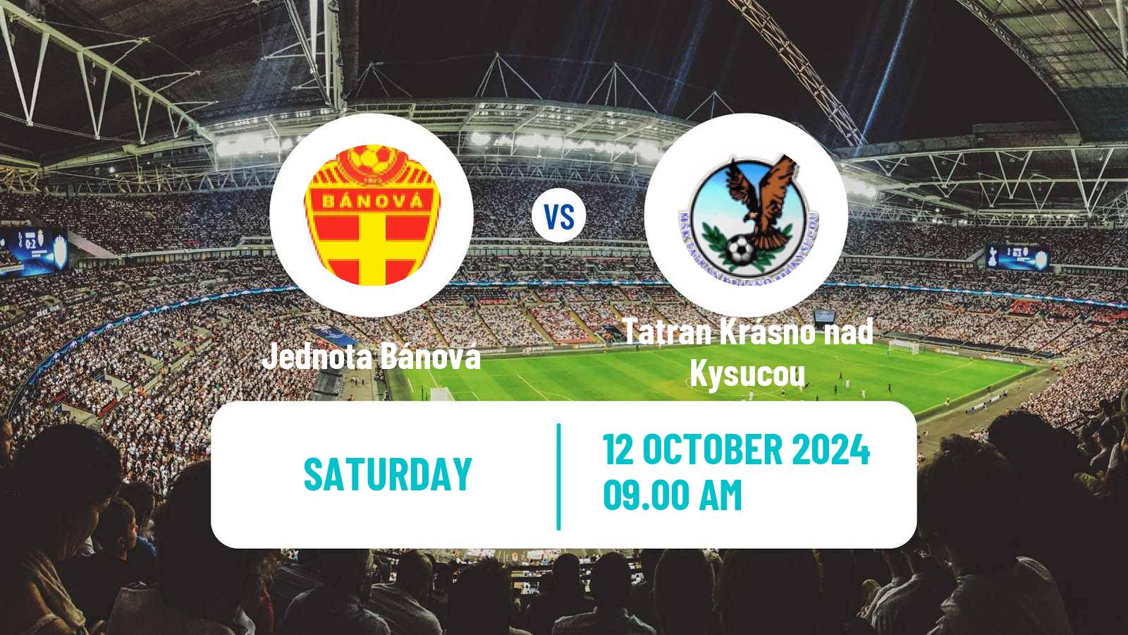 Soccer Slovak 3 Liga West Jednota Bánová - Tatran Krásno nad Kysucou