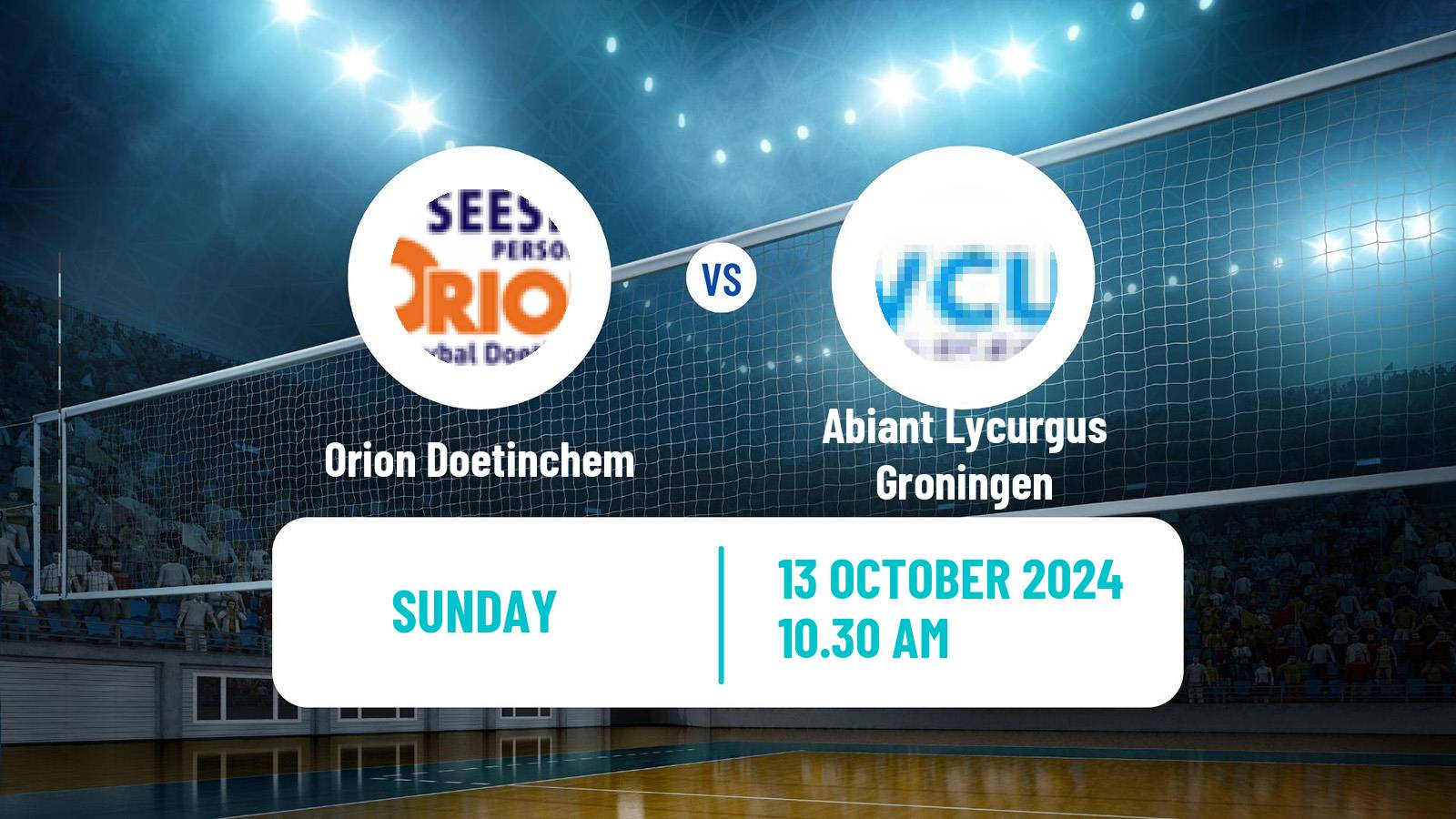 Volleyball Dutch Eredivisie Volleyball Orion Doetinchem - Abiant Lycurgus Groningen