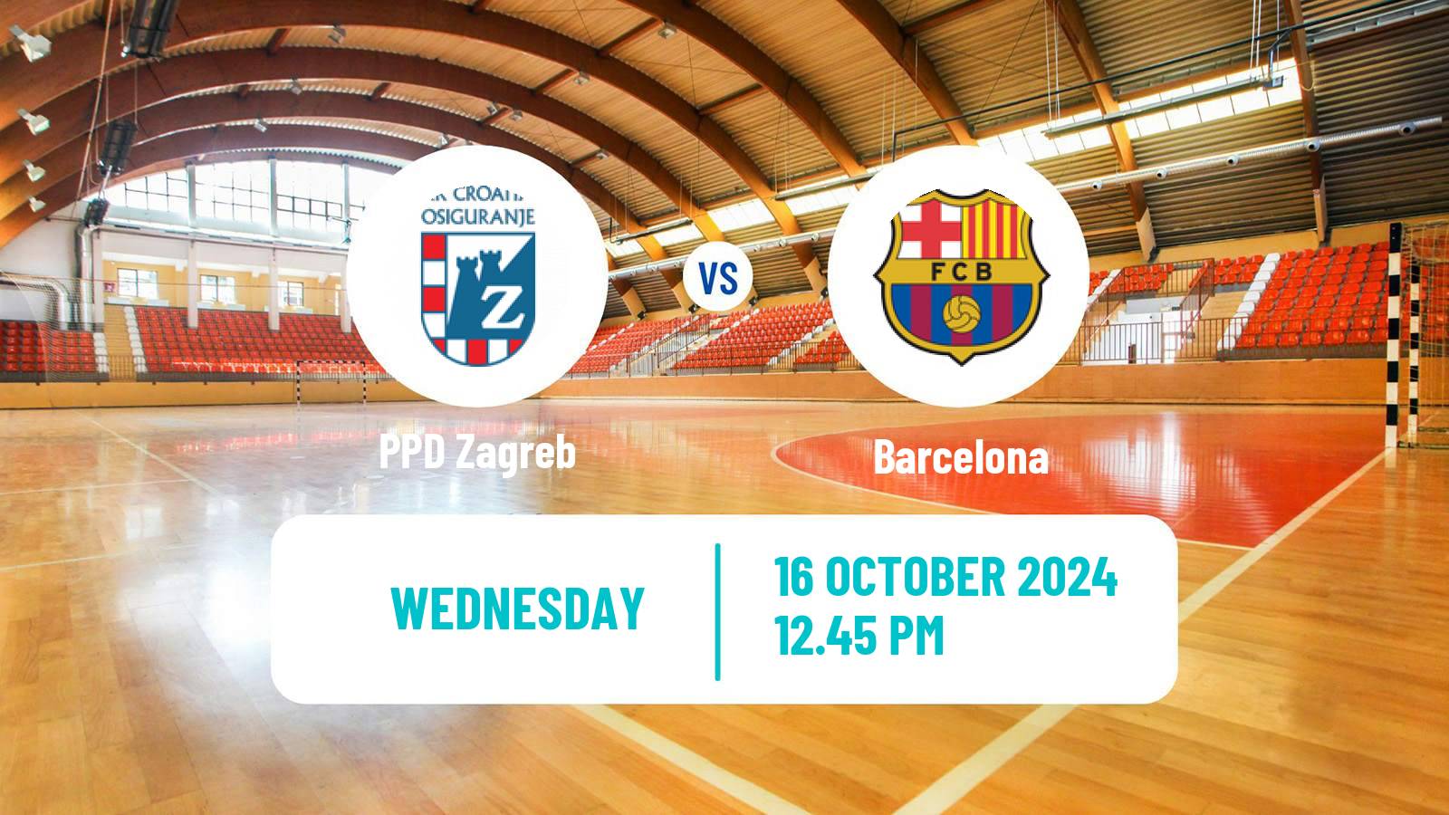 Handball EHF Champions League PPD Zagreb - Barcelona