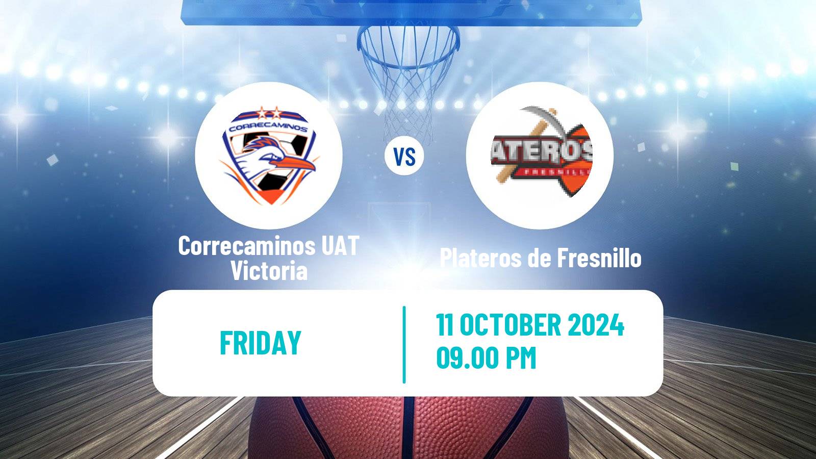 Basketball Mexican LNBP Correcaminos UAT Victoria - Plateros de Fresnillo