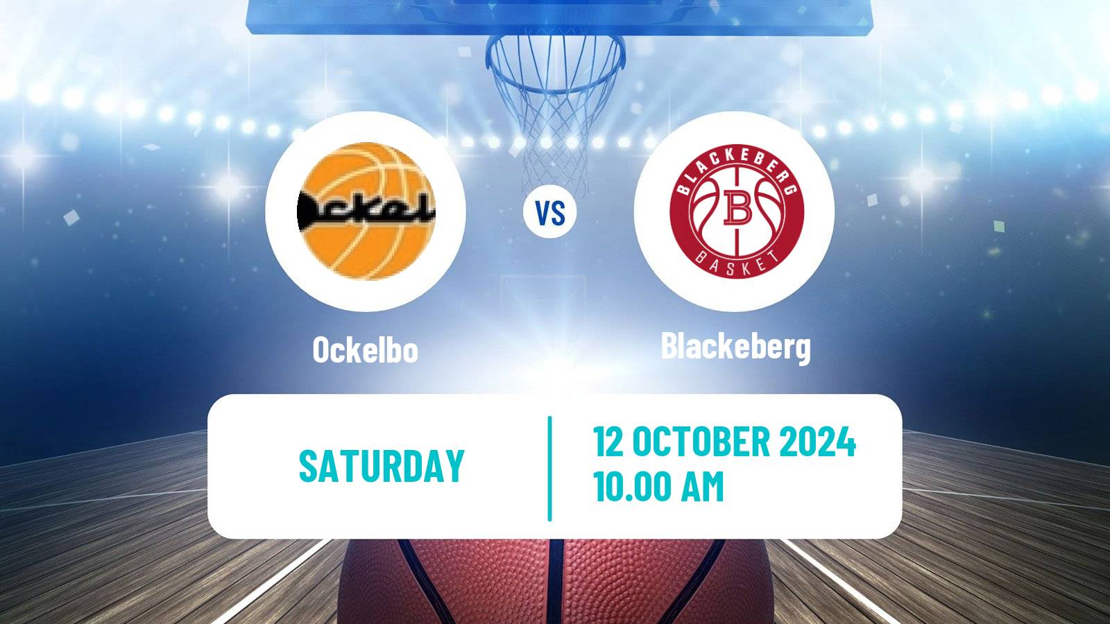 Basketball Swedish Superettan Basketball Ockelbo - Blackeberg