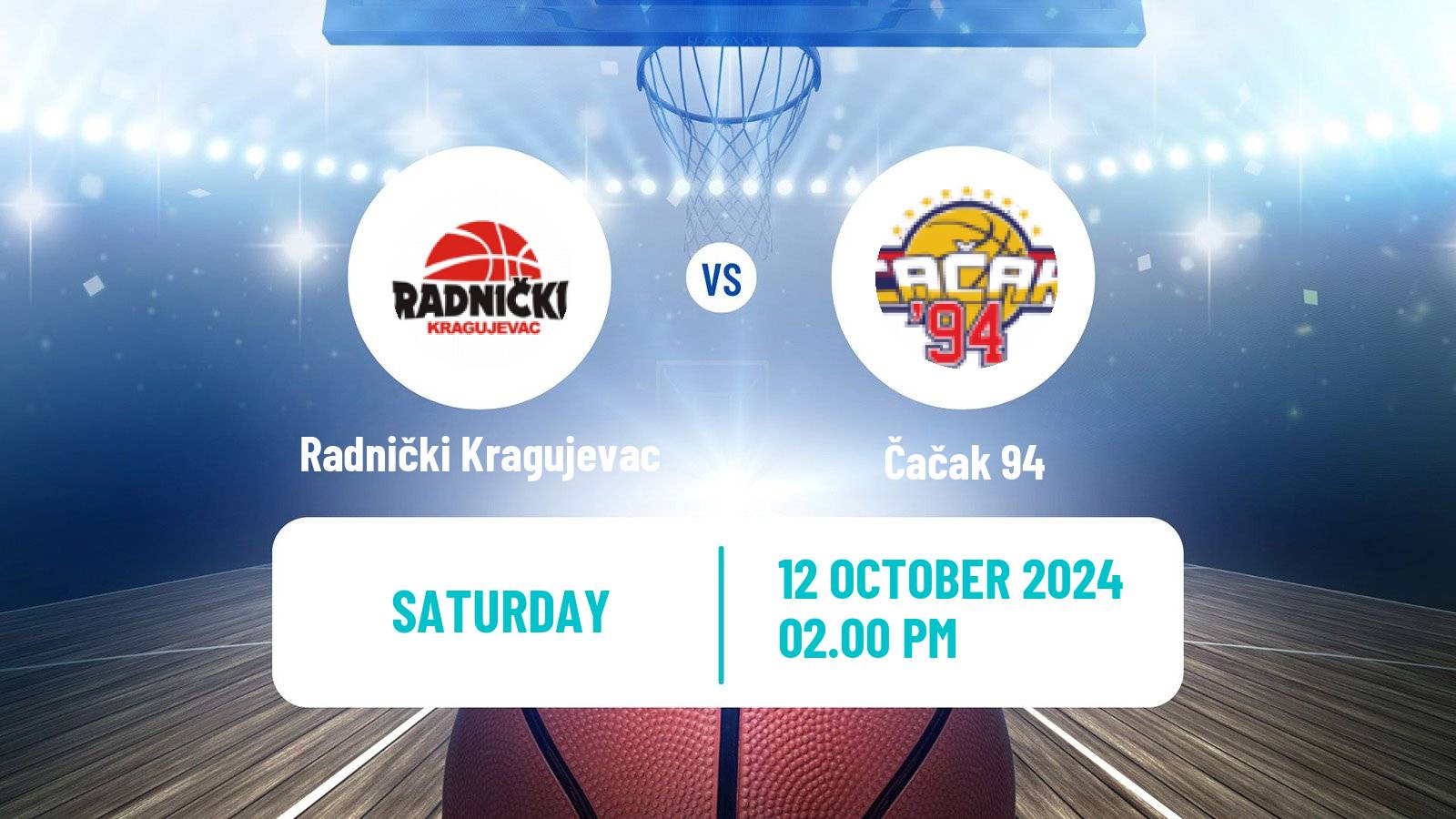 Basketball Serbian First League Basketball Radnički Kragujevac - Čačak 94