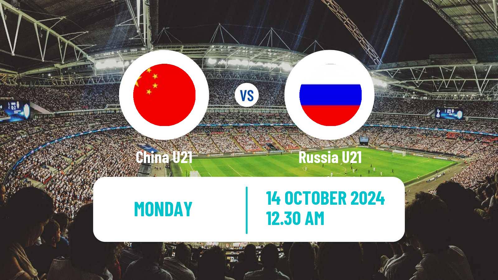 Soccer Friendly China U21 - Russia U21