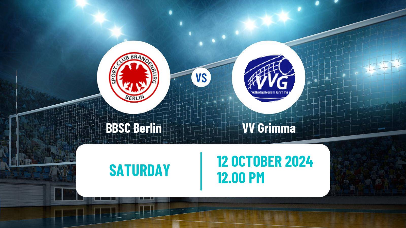 Volleyball German 2 Bundesliga Pro Volleyball Women BBSC Berlin - Grimma