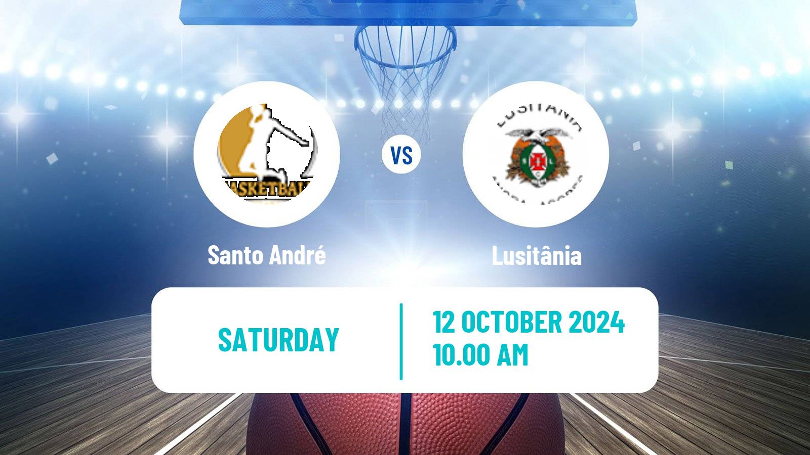 Basketball Portuguese Proliga Basketball Santo André - Lusitânia