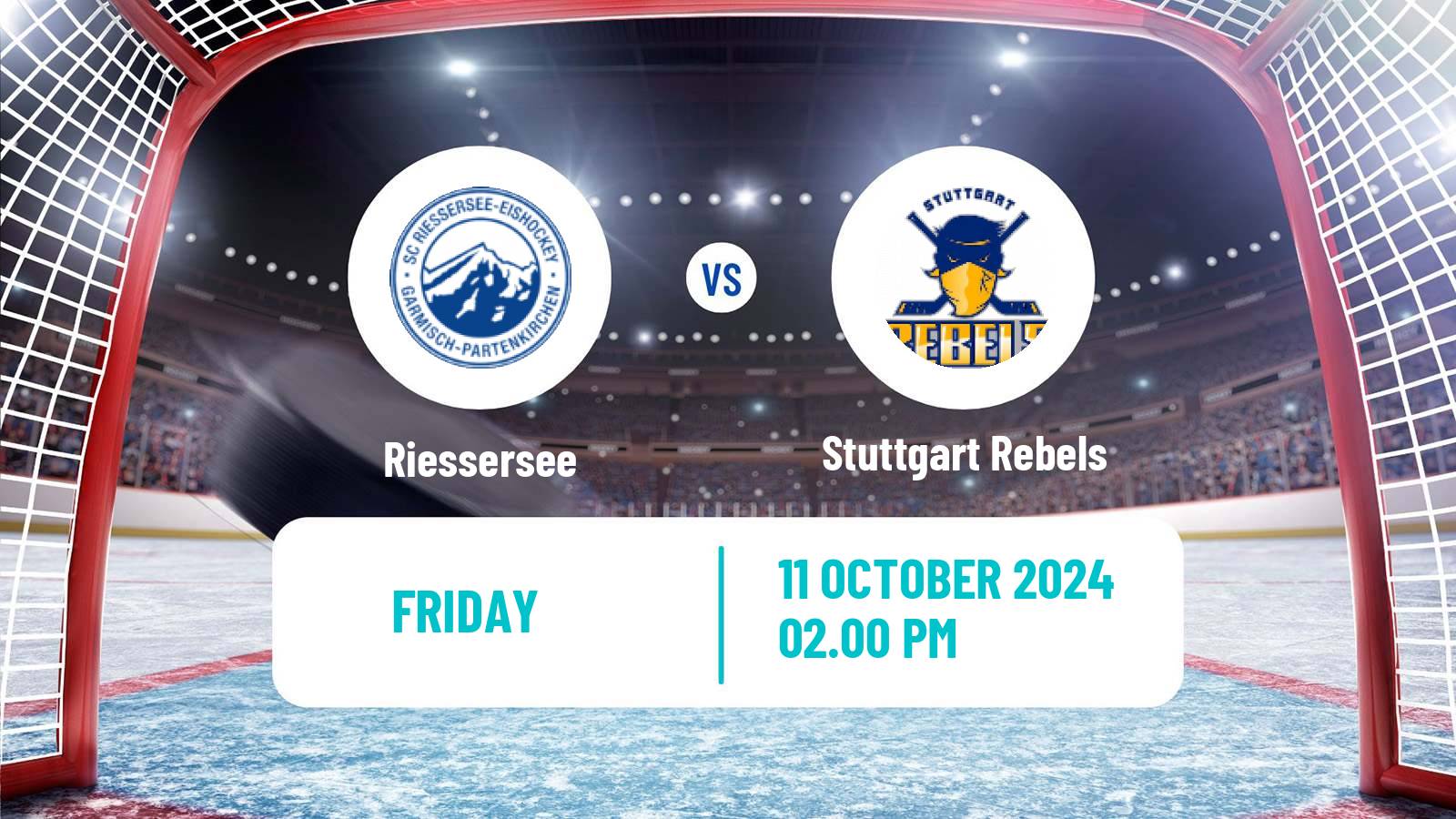 Hockey German Oberliga South Hockey Riessersee - Stuttgart Rebels