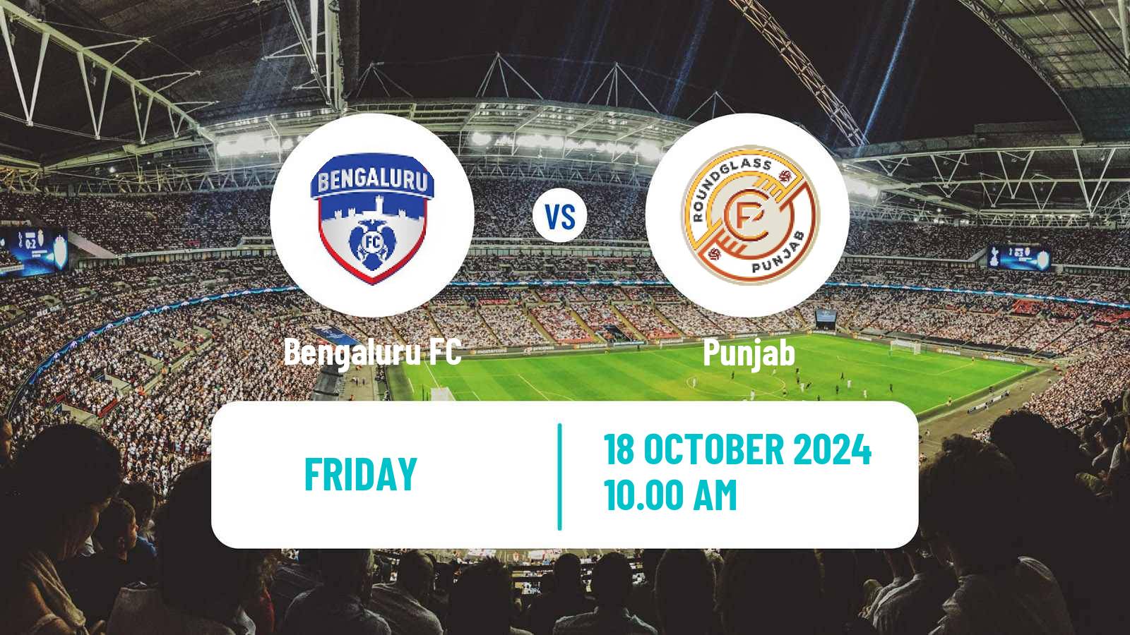 Soccer Indian ISL Bengaluru - Punjab