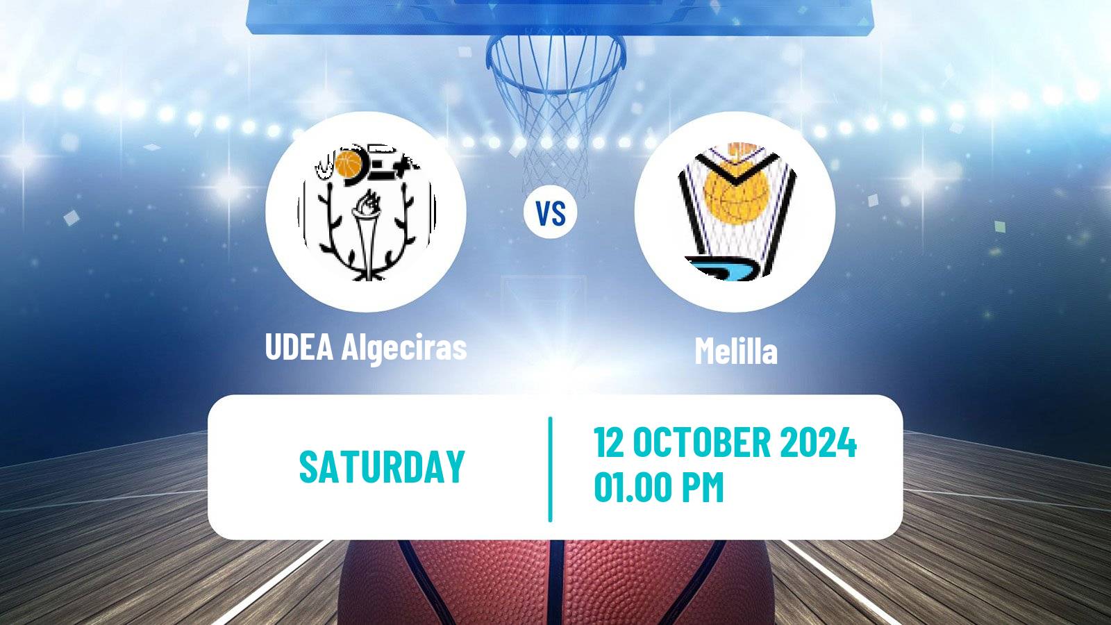 Basketball Spanish LEB Plata UDEA Algeciras - Melilla