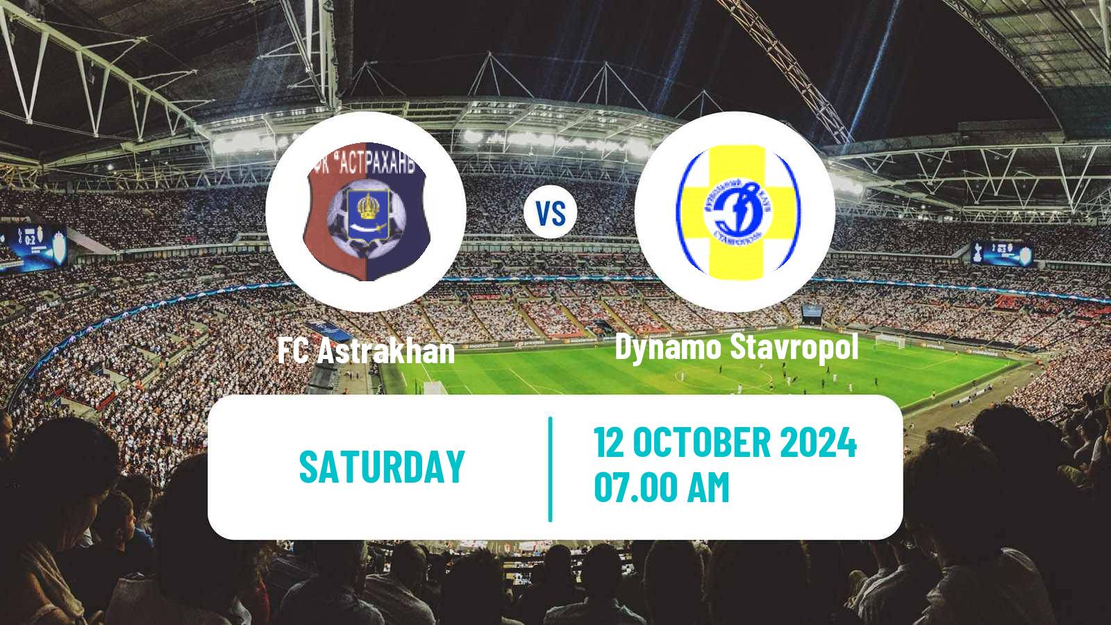 Soccer FNL 2 Division B Group 1 Astrakhan - Dynamo Stavropol