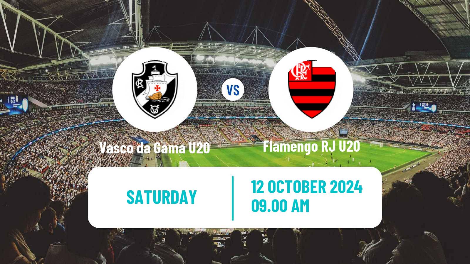 Soccer Brazilian Carioca U20 Vasco da Gama U20 - Flamengo RJ U20