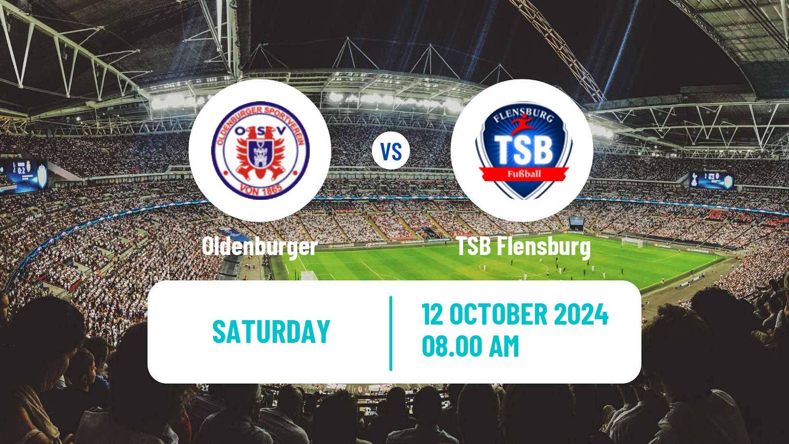 Soccer German Oberliga Schleswig-Holstein Oldenburger - TSB Flensburg