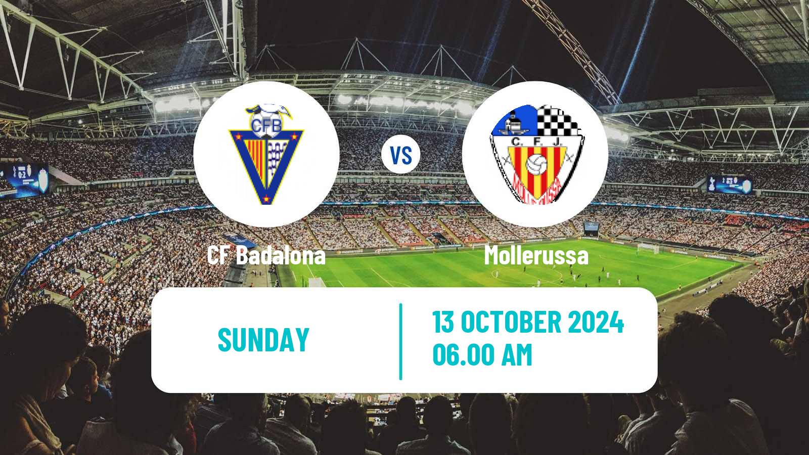 Soccer Spanish Tercera RFEF - Group 5 Badalona - Mollerussa