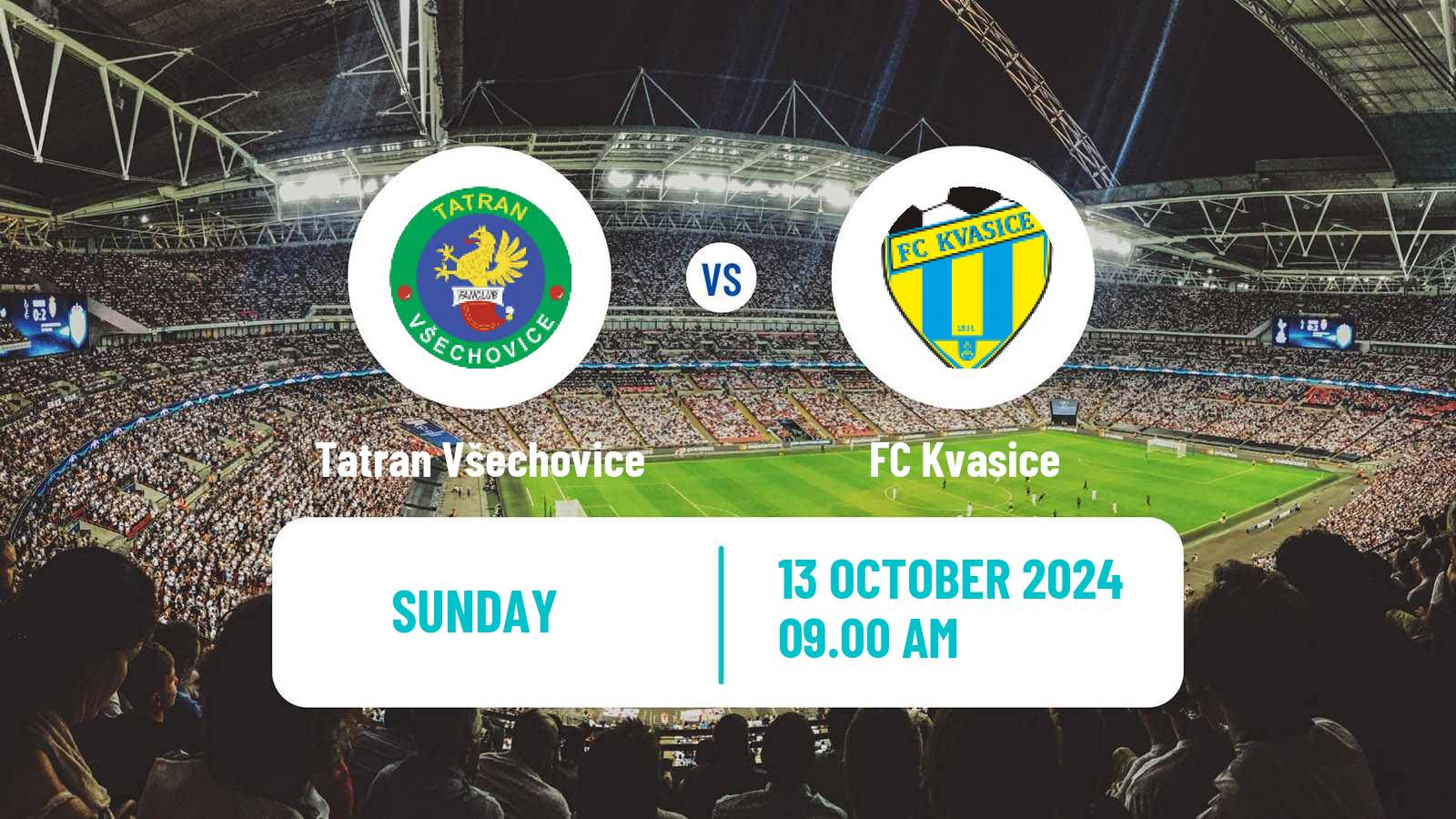 Soccer Czech Division E Tatran Všechovice - Kvasice