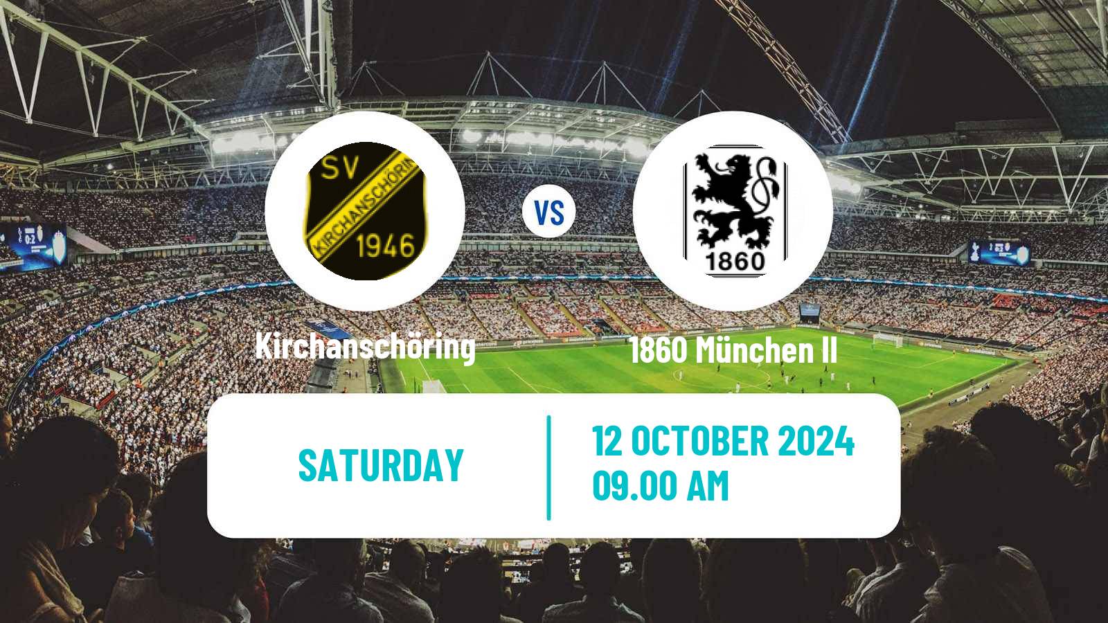 Soccer German Oberliga Bayern Süd Kirchanschöring - 1860 München II