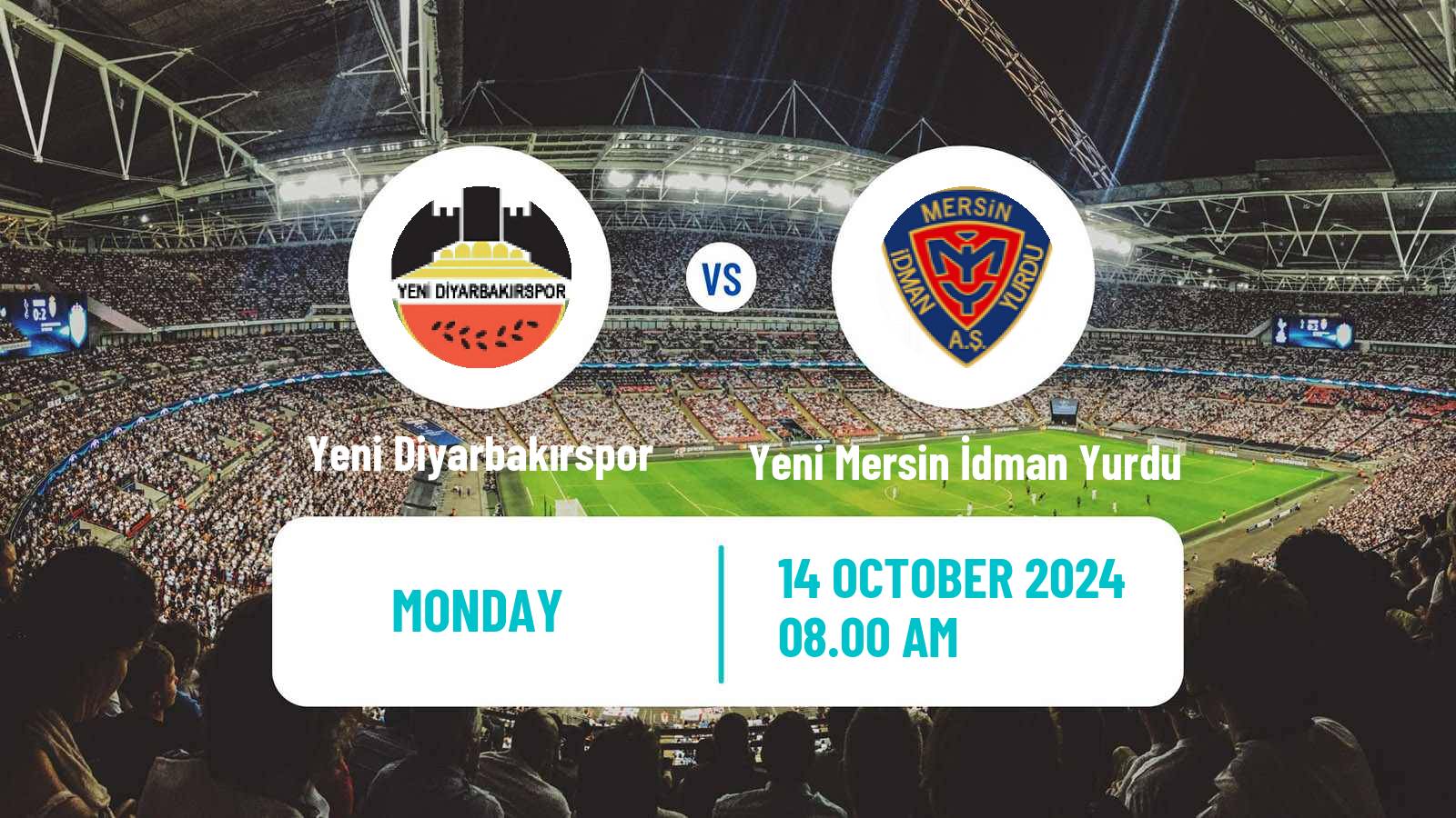 Soccer Turkish Second League Red Group Yeni Diyarbakırspor - Yeni Mersin İdman Yurdu