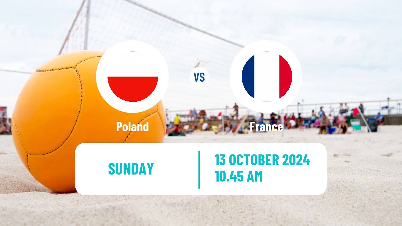 Beach soccer World Cup Poland - France