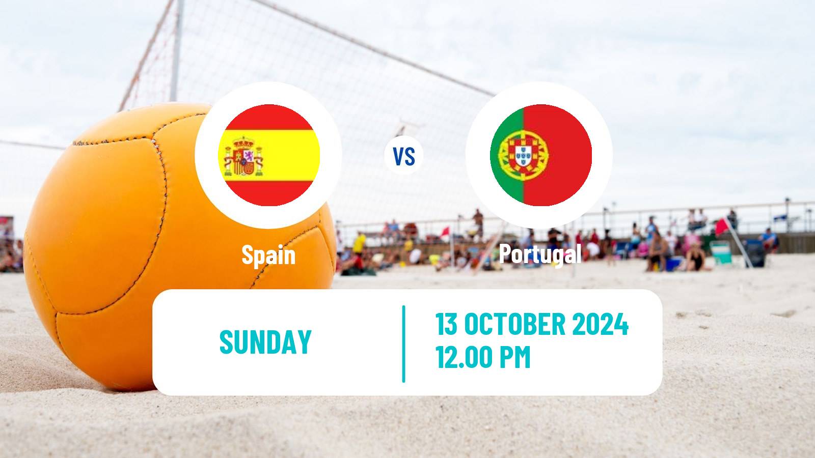 Beach soccer World Cup Spain - Portugal