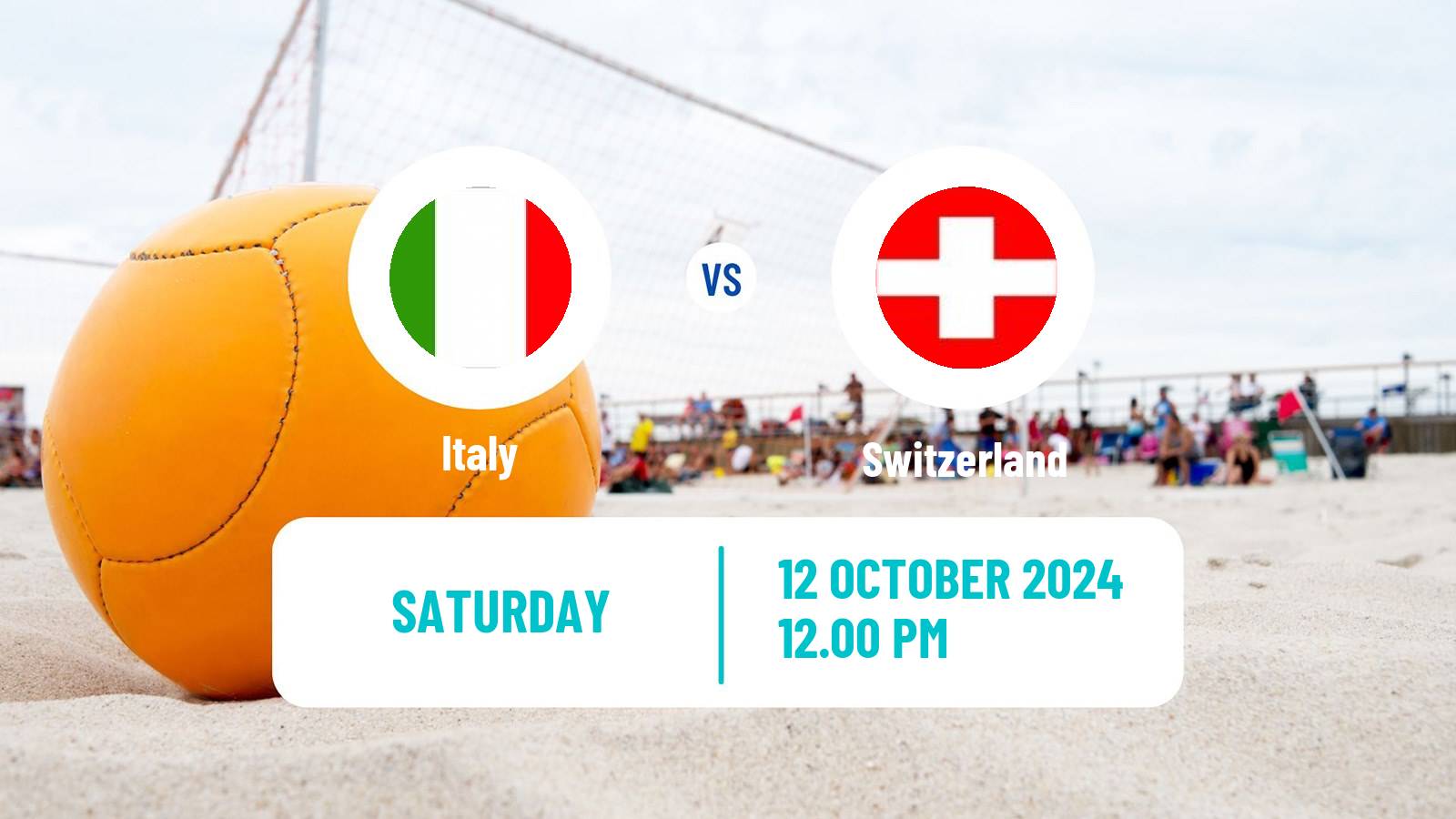 Beach soccer World Cup Italy - Switzerland