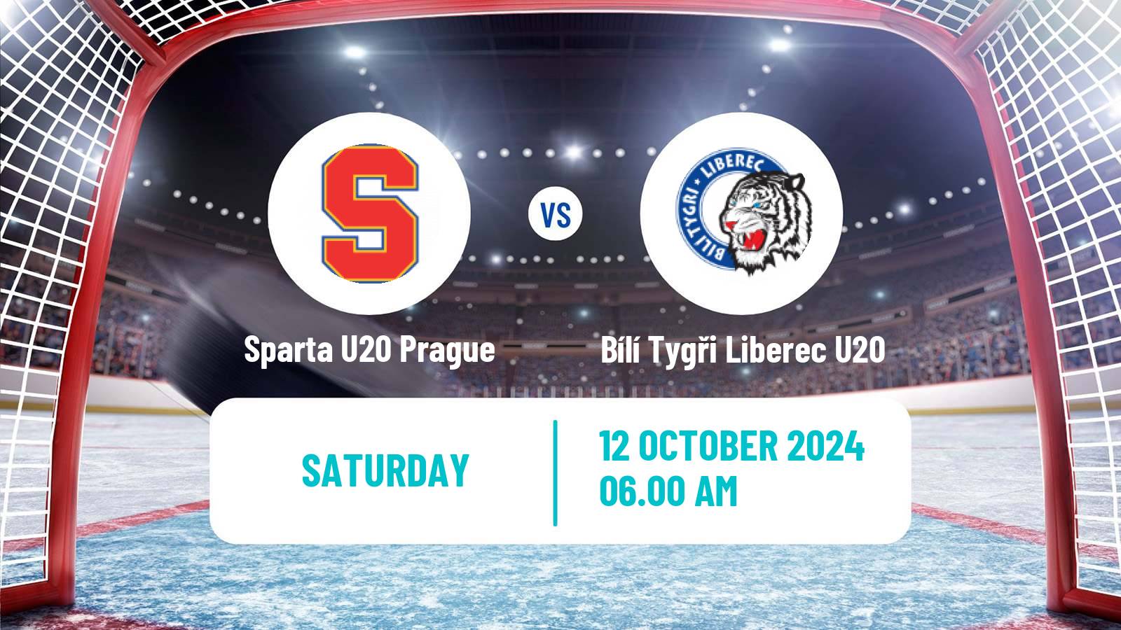 Hockey Czech ELJ Sparta U20 Prague - Bílí Tygři Liberec U20