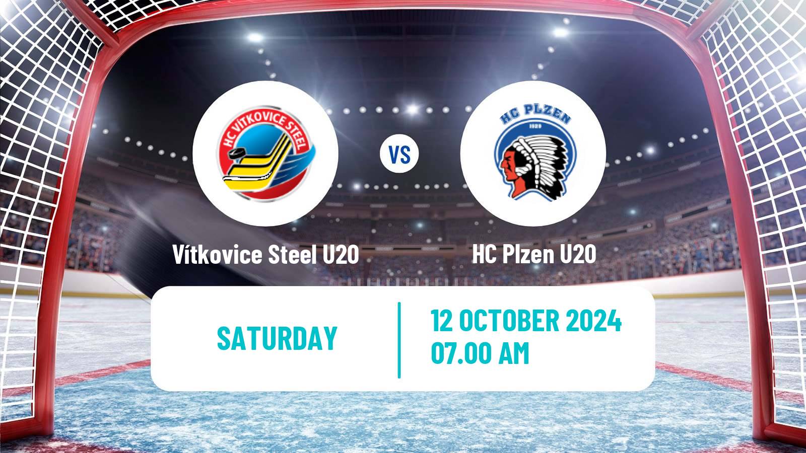 Hockey Czech ELJ Vítkovice Steel U20 - Plzen U20