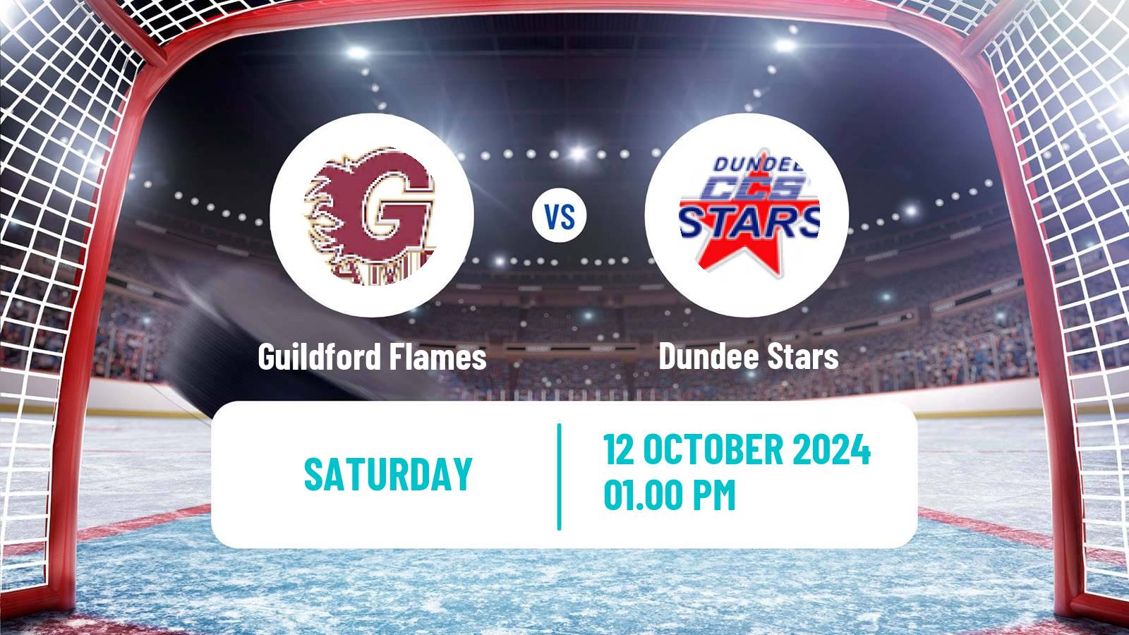 Hockey United Kingdom Elite League Guildford Flames - Dundee Stars