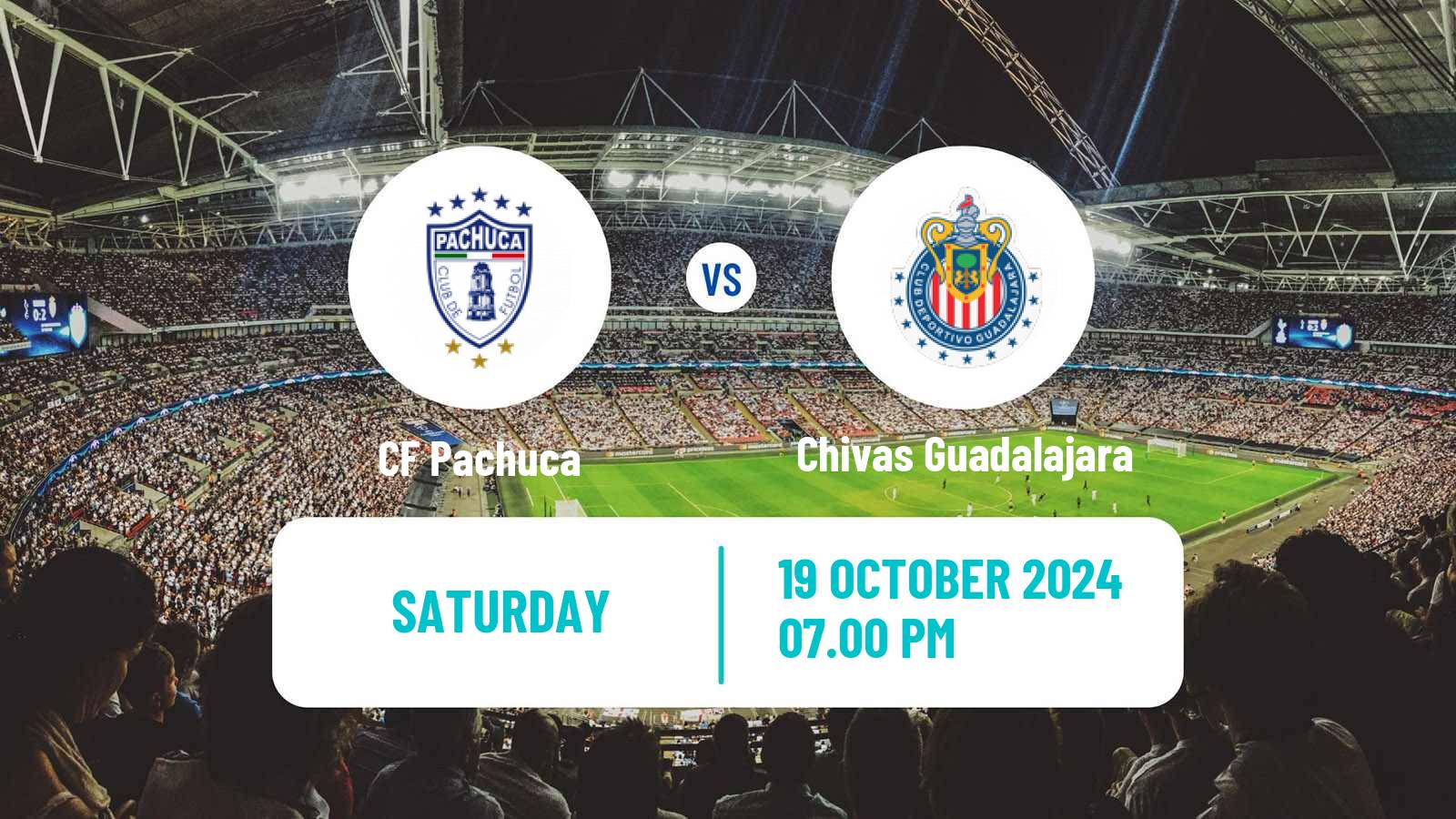 Soccer Mexican Liga MX Pachuca - Chivas Guadalajara