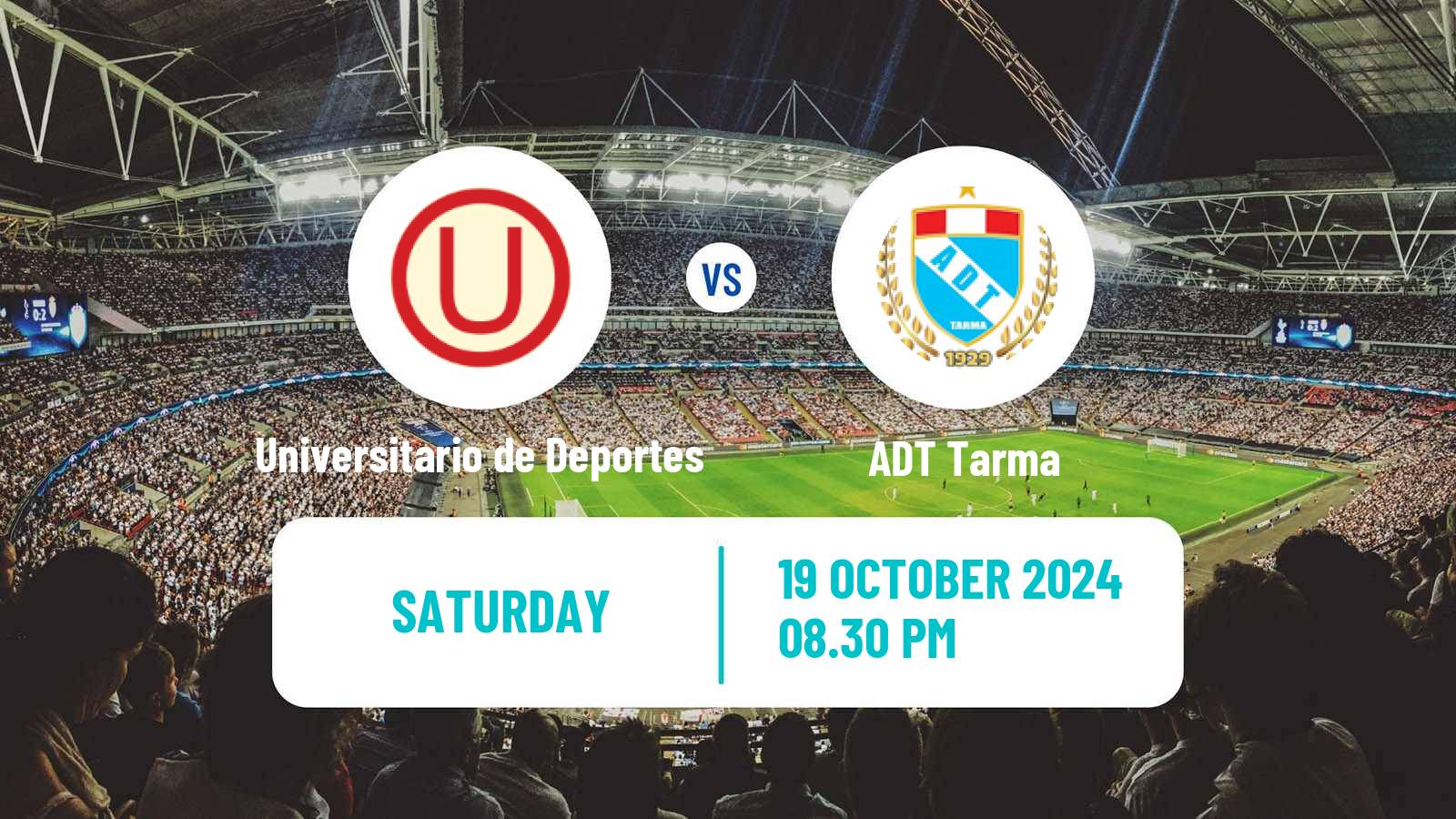 Soccer Peruvian Liga 1 Universitario de Deportes - ADT Tarma