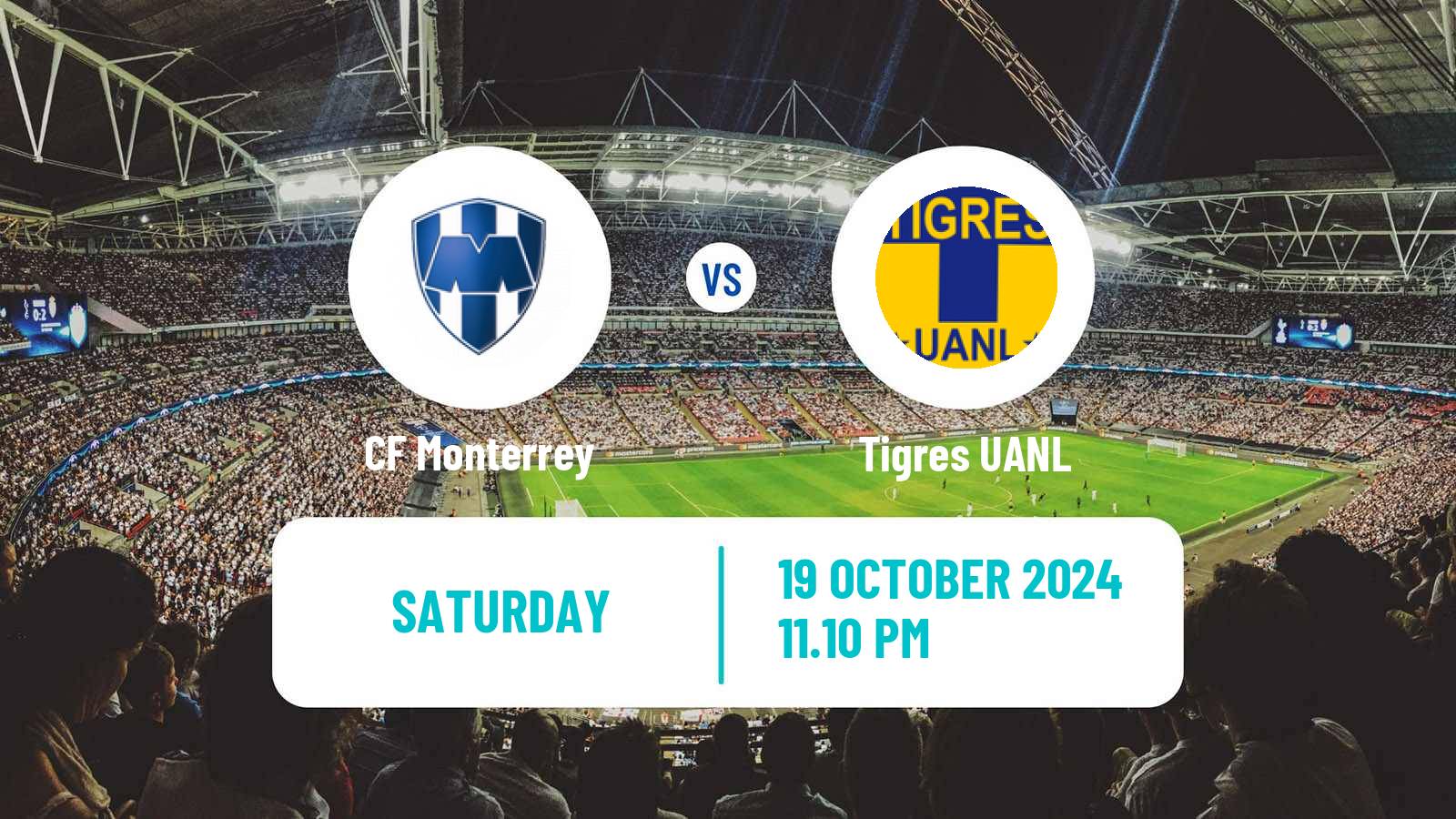 Soccer Mexican Liga MX Monterrey - Tigres UANL