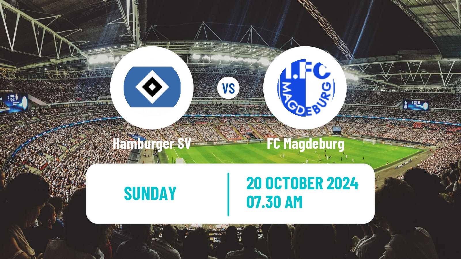 Soccer German 2 Bundesliga Hamburger SV - Magdeburg